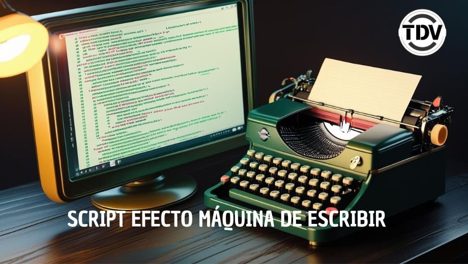 SCRIPT EFECTO MÁQUINA DE ESCRIBIR