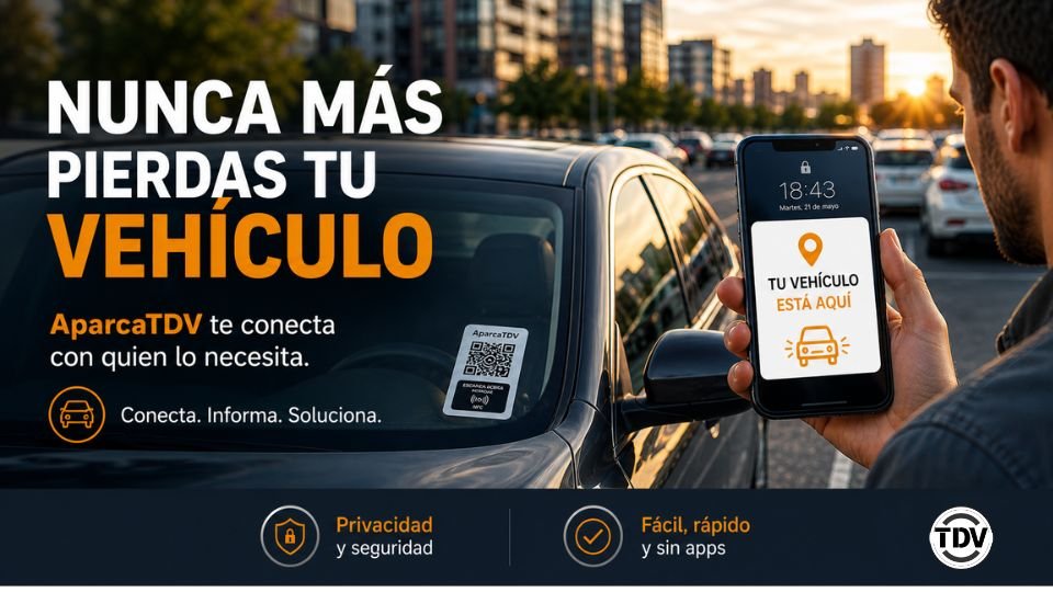 AparcaTDV Nunca Más Pierdas Tu Vehículo Mostrando Aparcatdv Nunca Mas Pierdas Tu Vehiculo Aparcatdv No Vuelvas A Perder Tu Vehiculo