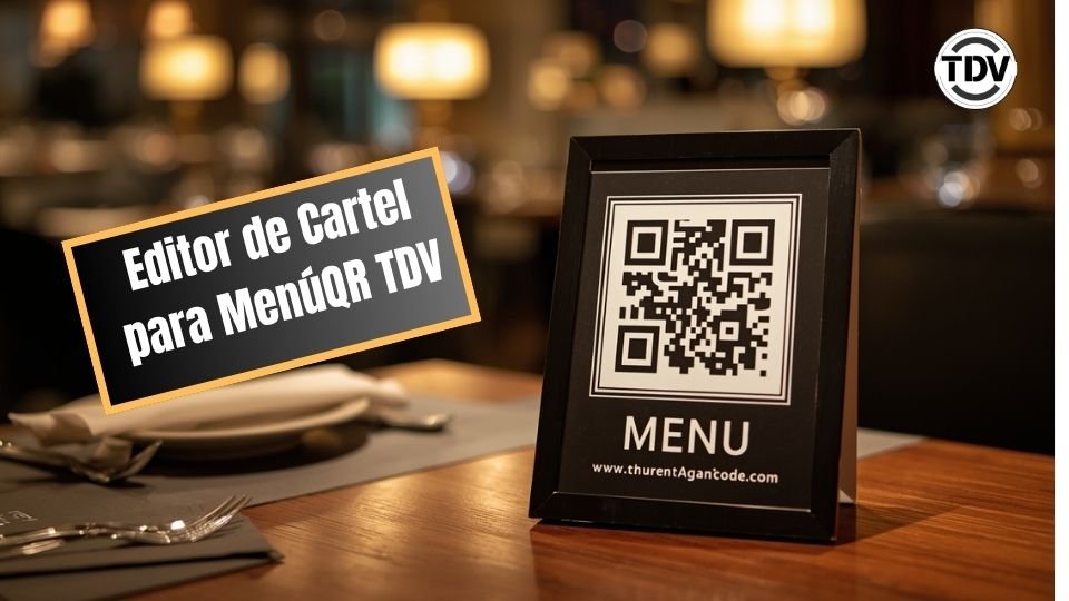 Imagen De Editor De Cartel Para MenúQR TDV Interactivo Mostrando Editor De Cartel Para Menuqr Tdv Interactivo Editor De Cartel Para Menuqr Tdv