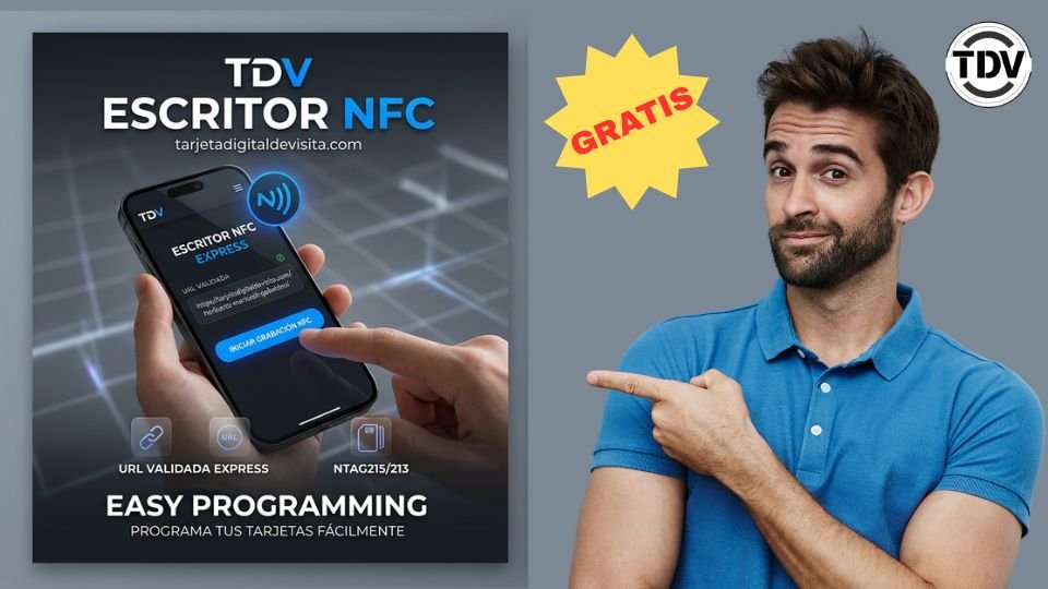Imagen De Cómo Programar Tarjetas NFC Para Tu Tarjeta Digital De Visita Mostrando Como Programar Tarjetas Nfc Para Tu Tarjeta Digital De Visita Escritor Nfc